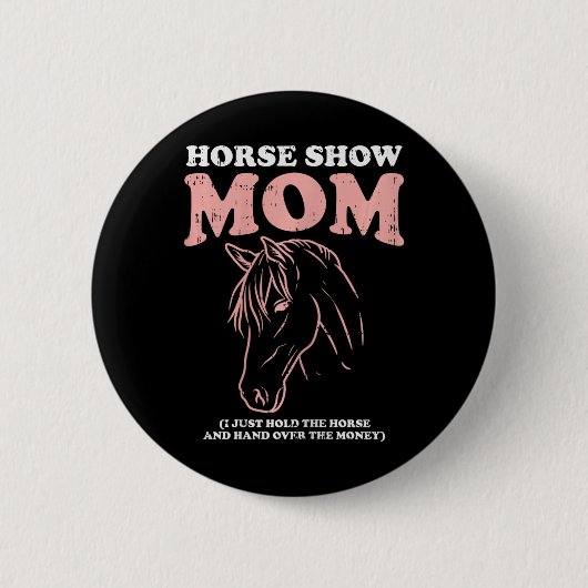 Mama Reiten Reiten Reiten W Button (Vorderseite)
