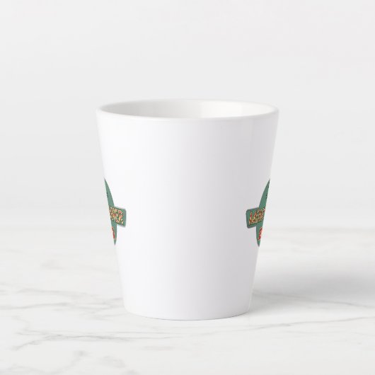 Mama Retro Diner Latte Tasse (Vorderseite)