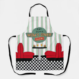 Mama Retro Diner mit Burgers & Beer Schürze