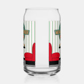 Mama Retro Diner Trinkbehälter Dosenglas (Links)