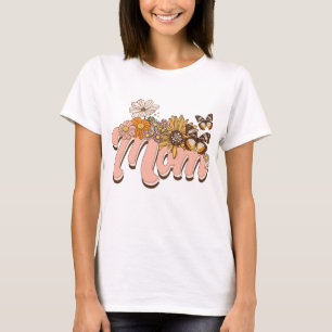 Mama Retro Floral T-Shirt