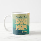 Mama Retro Groovy Personalisiert Kaffeetasse (Links)