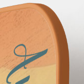 Mama Retro Groovy Personalisiert Pickleball Schläger (Linke Seite)