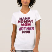 Mama Retro Shirt - Mama Life Shirt Mutterschafts-S (Vorderseite)