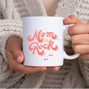 Mama Retro Typografie Tasse