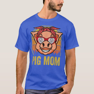 Mama Retro Vintage Sonnenbrille Cooler Schweinebre T-Shirt
