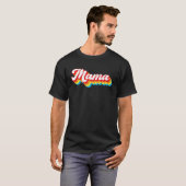 Mama Retro Vintager Muttertag Geburtstag T-Shirt (Vorne ganz)