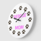 MAMA RETTEN GROßE WANDUHR (Winkel)