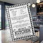 Mama Rezept Schwarz-weiß Bauernhof Buffalo Kariert Geschirrtuch<br><div class="desc">Mama Kitchen Angebot mit Namen, schwarz und weiß, Büffel kariert, Schachbrett, Vorlagenküche, Heimhandtuch. Füge das Rezept deiner Mutter, Großmutter oder Mutter hinzu. Erschaffen Sie den perfekten Sake, ein unvergessliches Geschenk für Wiedersehen der Familie, für Geburtstage oder Koch-Bäckereien. Melden Sie uns für Ihre Design-Bedürfnisse, wir sind hier zu helfen, Für andere...</div>