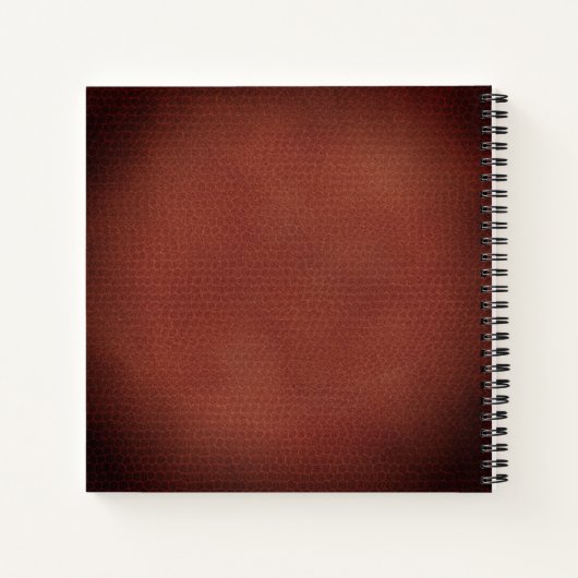 Mama Rezepte Imitate Leather Look Notizbuch (Rückseite)