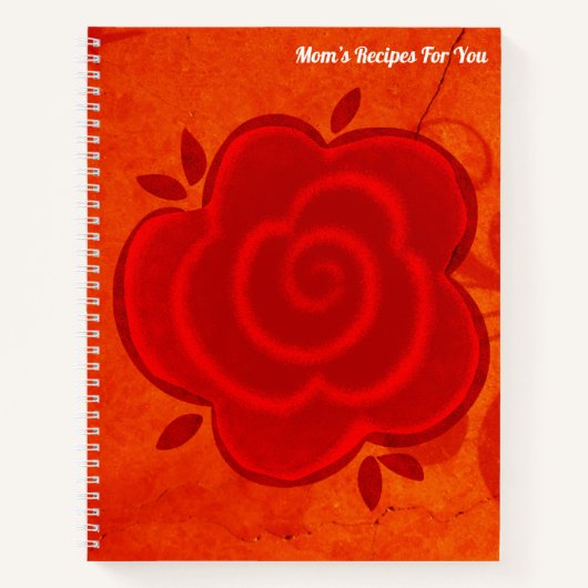Mama-Rezepte-SpiralNotebook Notizblock (Vorderseite)