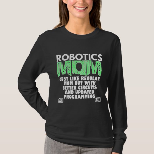 Mama Roboter T-Shirt (Vorderseite)
