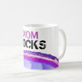 *~* Mama Rocks Stones Lapidary Agate Slab Kaffeetasse (VorderseiteRechts)