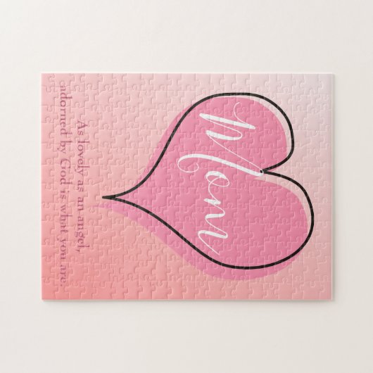 Mama rosa Herz Puzzle (Horizontal)