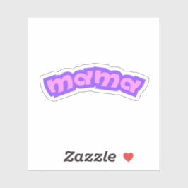 Mama | Rosa Mama Mutter Junge Mutter Mommy Aufkleber