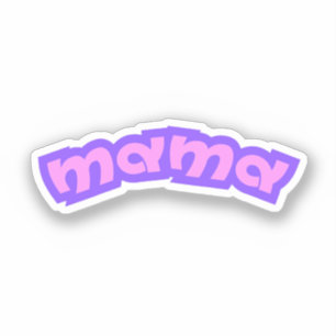 Mama Rosa Mutter Mutter Neue Mutter Mutti Aufkleber