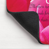Mama rosa u. rotes BlumenMousepad Mousepad (Ecke)