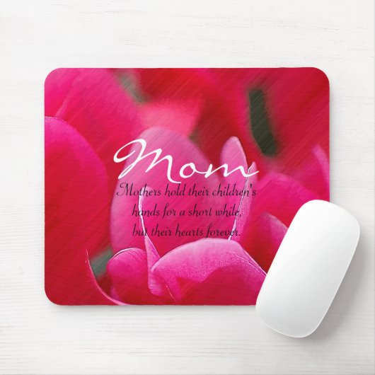 Mama rosa u. rotes BlumenMousepad Mousepad (Mit Mouse)