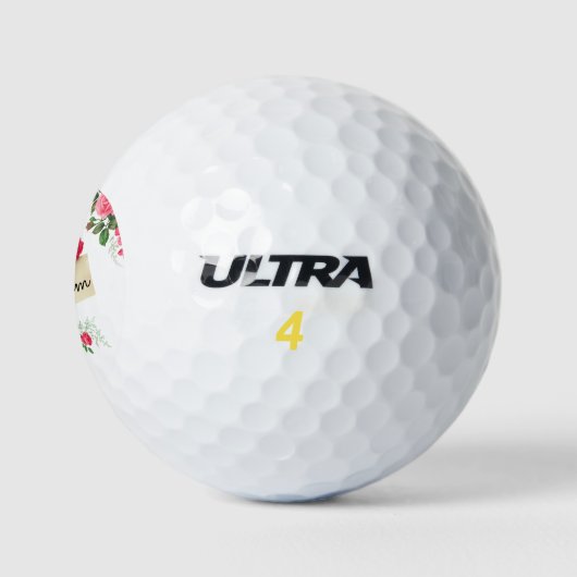 Mama Rose Blumengolfbälle Golfball (Logo)