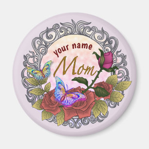 Mama Rose Rosenknospe benutzerdefiniert Magnet