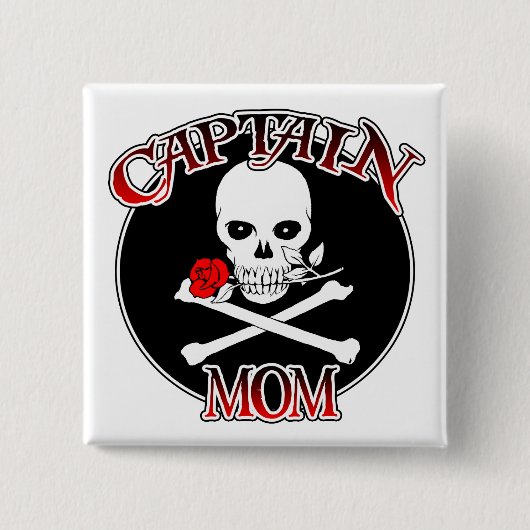 Mama (Rose)Schaltfläche Button (Vorderseite)