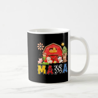 Mama rote Bauernhofkuh Geburtstagsjunge passende F Kaffeetasse