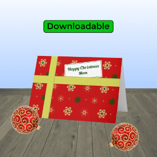 Mama Rotes Paket Moderne Weihnachten