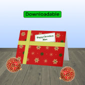 Mama Rotes Paket Moderne Weihnachten