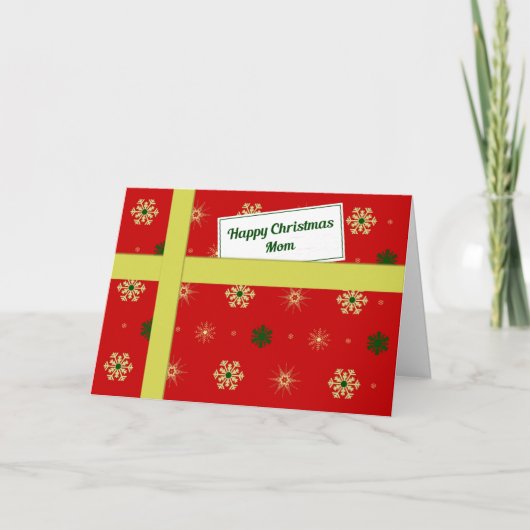 Mama Rotes Paket Moderne Weihnachten (Vorderseite)