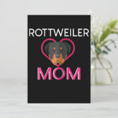 Mama Rottweiler Ankündigung (Stehend Vorderseite)