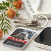 Mama Rottweiler Hund des Schlüsselanhänger (Vorderseite rechts)