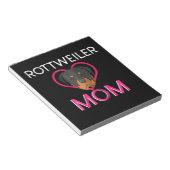 Mama Rottweiler Notizblock (angewinkelt)