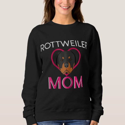 Mama Rottweiler Sweatshirt (Vorderseite)