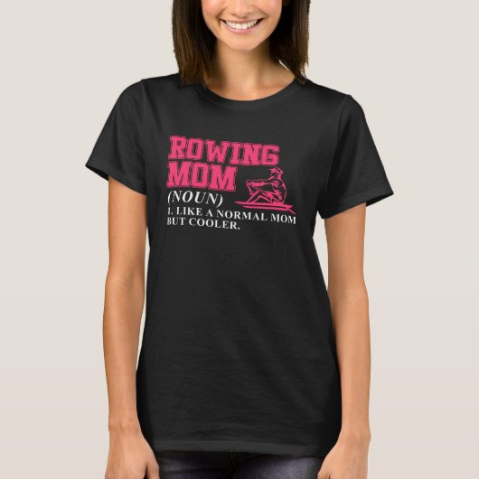 Mama Ruderboot Ruderboot Rower Expert Graphic T-Shirt (Vorderseite)