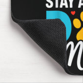 Mama Ruhestand Hund Lover Mama Mo Mousepad (Ecke)