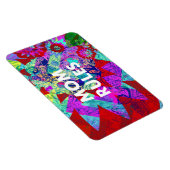 MAMA RULES farbenfrohe Blumenmütter Tagesgeschenke Magnet (Rechte Seite)