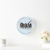 Mama Runde Wanduhr (Zuhause)