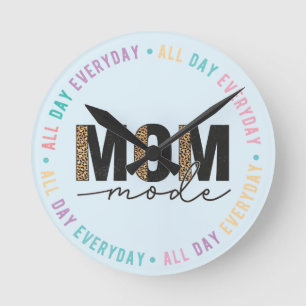 Mama Runde Wanduhr
