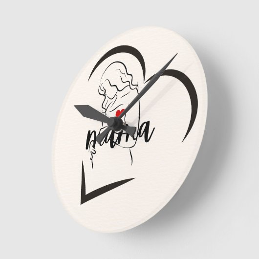 MAMA RUNDE WANDUHR (Winkel)