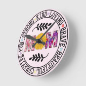 Mama Runde Wanduhr (Winkel)