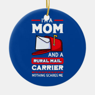 Mama "Rural Carriers Mail Postal Worker Mother" Keramik Ornament