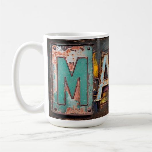 MAMA Rustikaler Stil Kaffeetasse (Links)