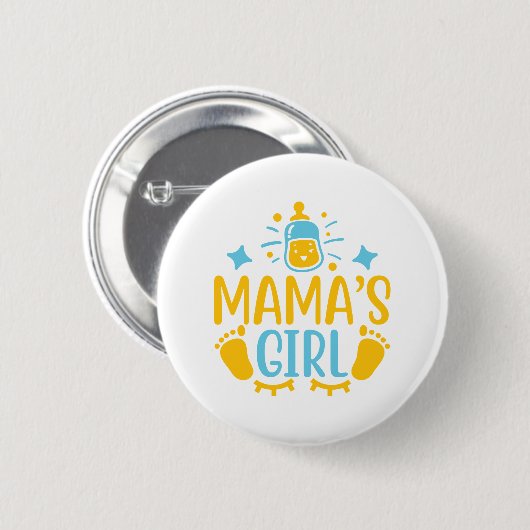 Mama’s Girl Button (Vorne & Hinten)