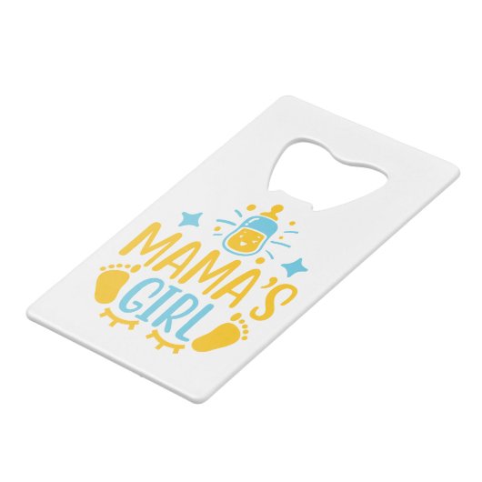 Mama’s Girl Geldbeutel Flaschenöffner (Rückseite Schrägansicht)