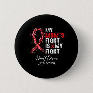 Mama&#';s Kampf ist mein Bewusstsein für Herzkrank Button