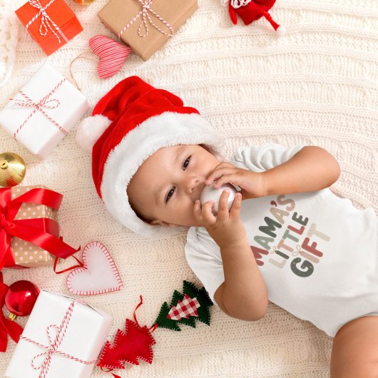 Mama’s Little Gift – Cute Baby Christmas Baby Strampler