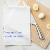 Mama sagt amerikanisches MoJo Küchentuch (Viertel Falte)