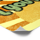 Mama sagt.. Das Waterboy Movie Quote Poster (Ecke)