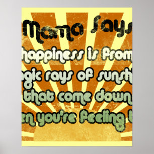 Mama sagt.. Das Waterboy Movie Quote Poster