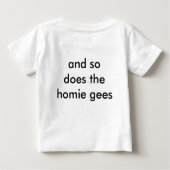 Mama sagt i gangsta baby t-shirt (Rückseite)